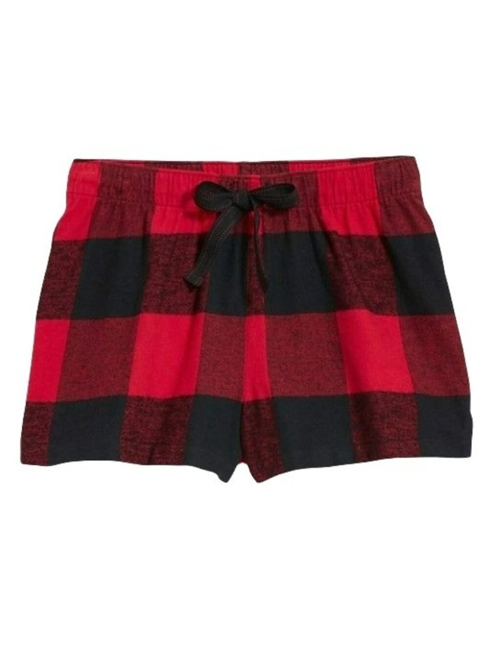 Red & Black Flannel Shorts Sleep Lounge Buffalo Plaid Womans XL JJ3368
